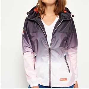 Superdry Japan ombré windcagoule jacket